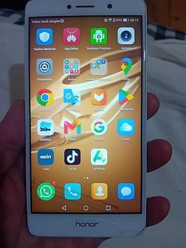 iphone 6 telefonlar: Honor X6, rəng - Boz, Sensor, Barmaq izi — 4