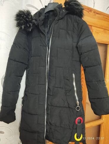 qadınlar üçün zamşa gödəkçələr: Plaş materialından kapişonlu isti qış kurtkası İçi sintofonlu plaş — 1