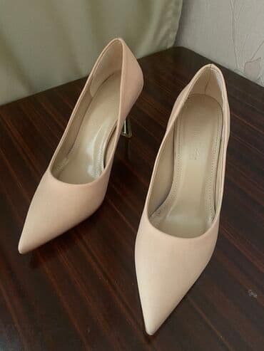 женские толстовки на молниями: Туфли, Размер: 37, цвет - Бежевый, Новый — 2