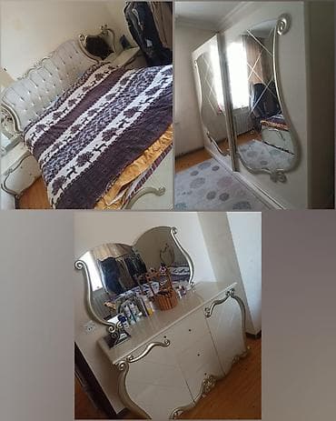 .Yataq dəsti satılır 350₼. Matrası var.Ünvan Yasamal. 6676. Fatimə99