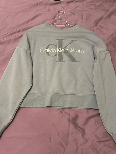 Plaşlar: Svitşot, Calvin Klein, XS, rəng - Boz — 1