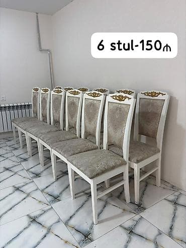 quba mas: Temiz taxta stullar 6sı 150azn Ünvan Həzi Aslanov Əlavə odeniwle — 1
