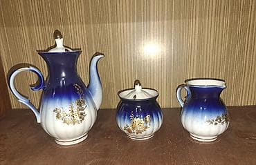 Çay dəsti, rəng - Göy, Kobalt, 6 nəfərlik, SSRİ lalafo.az -da Çay dəsti, rəng - Göy, Kobalt, 6 nəfərlik, SSRİ