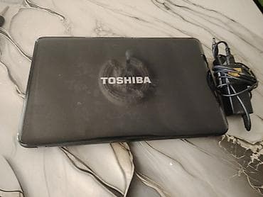 notebook qiymeti: Toshiba noutbuk + orijinal adapter - Brend: Toshiba - Korpus: qara — 1