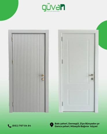 yeni qapılar: Bu daxili qapılar müasir dizayna malikdir və müxtəlif interyerlərə — 1