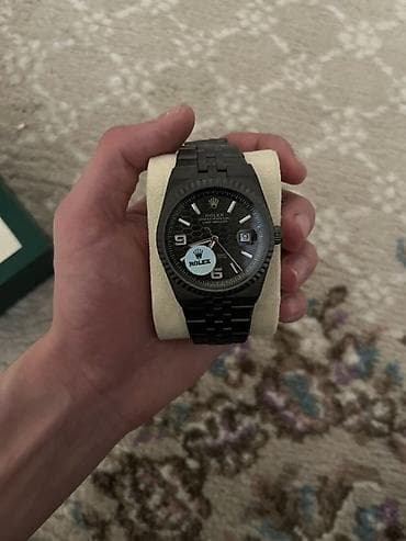 Smart qolbaqlar: Yeni, Qol saatı, Rolex, rəng - Qara — 8