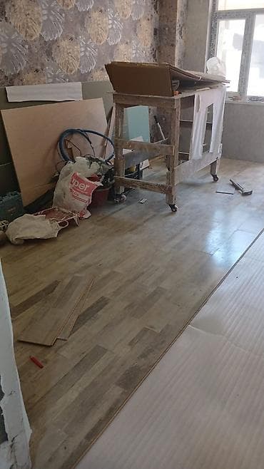 parket topdan satis: Laminat döşəmə materialı və quraşdırma xidməti 2 cibel 30 kv var - — 1