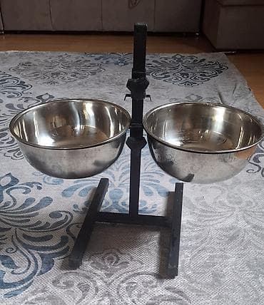 agilli yem qabi: İkiqablı tənzimlənən heyvan yem-su stendi — 1