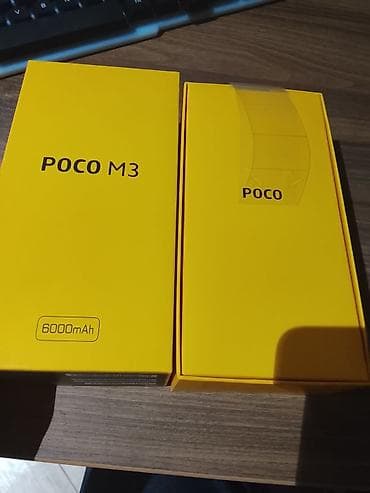 xiaomi 4x ekran: Poco M3, 64 GB, rəng - Qara, Barmaq izi — 6