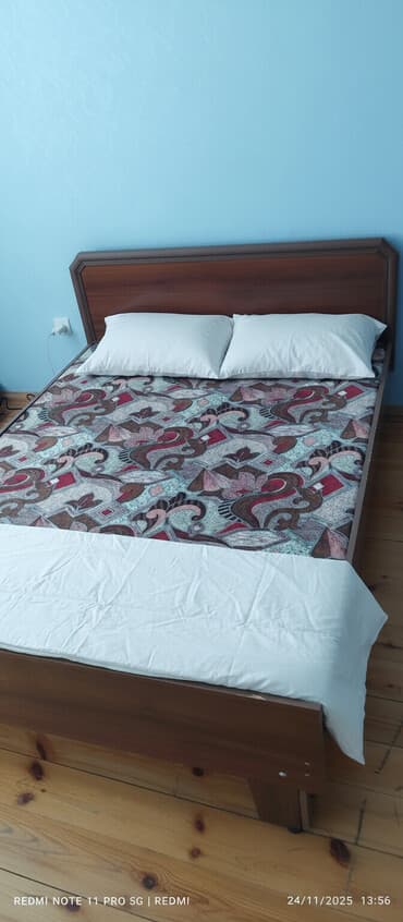 İkinəfərlik çarpayı, Bazasız, Matras ilə, Siyirməsiz