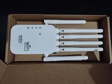 azercell modem wifi: Wi‑Fi Repeater / AP gücləndirici Xüsusiyyətlər: - 6 antenalı dizayn – — 1