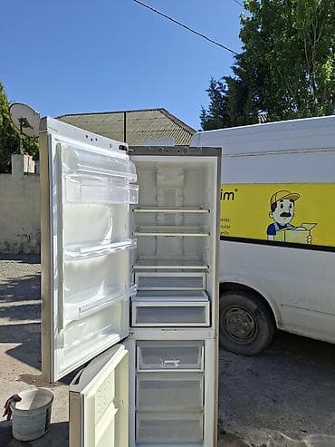 100 kv kondisioner satilir: İşlənmiş 2 qapılı Hotpoint Ariston Soyuducu Satılır, rəng - Boz — 2
