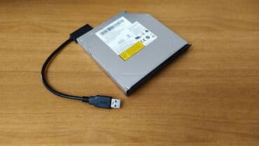 video yukle az: DVD-RW Optik USB Diskovod. USB to SATA kabeli ilə birlikdə satılır — 1