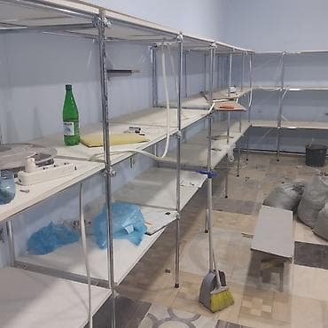 vitirinler: Paslanmayan demirden yığma rəf sistemi - Material: parlaq paslanmayan — 4