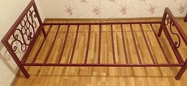 dəmir dirək: Təknəfərlik çarpayı, Bazasız, Matrassız, Siyirməsiz — 6