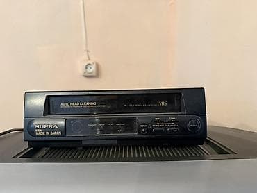 SUPRA K94 VHS videomaqnitofon - İstehsal: Japan (Made in Japan) -