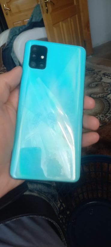 samsung 40: Samsung Galaxy A51, 64 ГБ, цвет - Голубой, Отпечаток пальца — 2