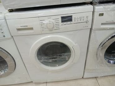 Mətbəx texnikası: Paltaryuyan maşın Siemens, 7 kq, İşlənmiş, Avtomat, Qurutma var, Kredit yoxdur, Ünvandan götürmə, Pulsuz çatdırılma, Ödənişli çatdırılma — 2