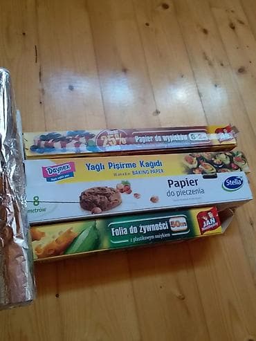 Mətbəx üçün paket: folqa, bişirmə kağızı və qida plyonkası dəsti 7 — 1