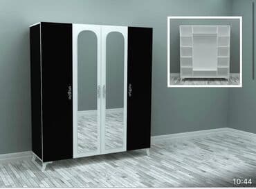 шкафы купе в баку цены: Новый, Распашной, 4 двери Прямой шкаф, Гардеробный шкаф, Азербайджан — 2
