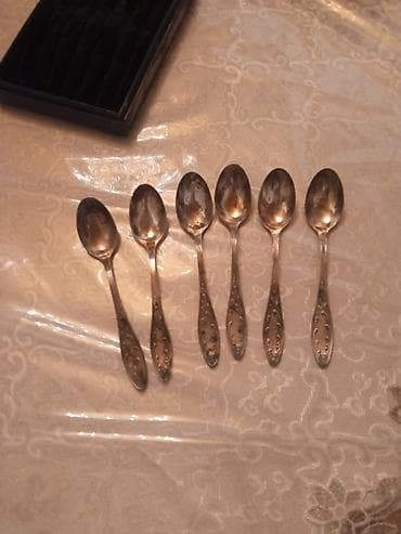 Antik metal qaşıq dəstləri - Bir neçə müxtəlif dizaynda klassik — 3