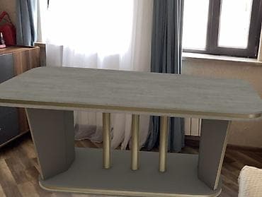 Qonaq masası, Açılmayan, Laminat, Dördbucaq masa — 1