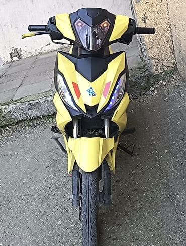 işlənmiş mapet: Moped/scooter – sarı-qara rəngli şəhər modeli Texniki xüsusiyyətlər — 7