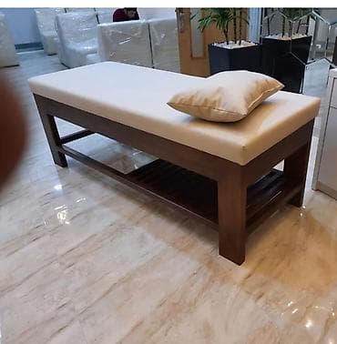 gəlincik çarpayısı: Masaj/dinlənmə çarpayısı - Material: möhkəm taxta karkas, tünd — 1