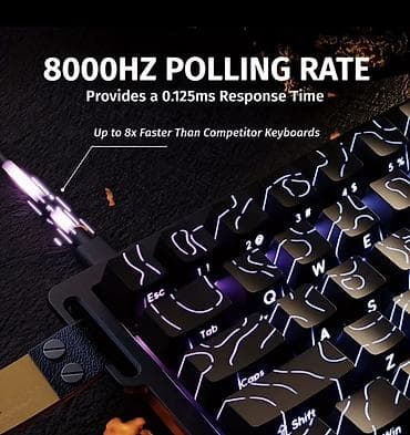 klaviatura apple: RGB işıqlanmalı mexaniki klaviatura (kompakt 65%/75% layout) Tepteze — 7