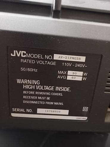 ТВ и видео: JVC kineskop televizoru – model AV-21FMG3B Diaqonal 51 ölçüləri — 3