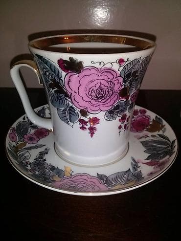 ana bala geyimi: "Bogema Çay Fincanı Nəlbəkili Böyük" 500ML. Fincan Nəlbəkisi ilə — 5