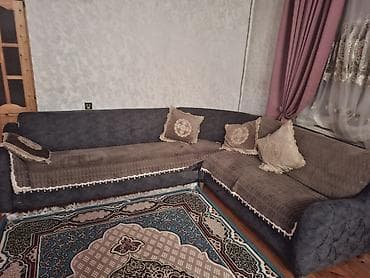 L‑formal “L” tipli künc divan dəsti - Rəng: qrafit-boz korpus