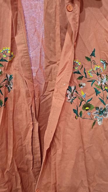 gucci jaket: Kətan tunik/kardiqan – 6XL - Material: yüngül kətan qarışıqlı parça - — 2