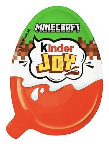 paylama konfet: Kinder Joy – Minecraft tematikası ilə - Brend: Kinder Joy - Xüsusi — 1