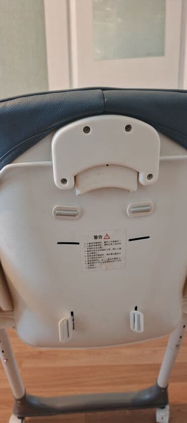 детский стол для кормления: Uşaq yemək kreslosu - Rəng: ağ–boz konstruksiya, mavi/boz oturacaq - — 5