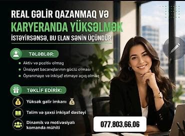 nyanka axtarıram: Peşəkar inkişaf və real gəlir fürsəti üçün komanda yoldaşı axtarılır — 1
