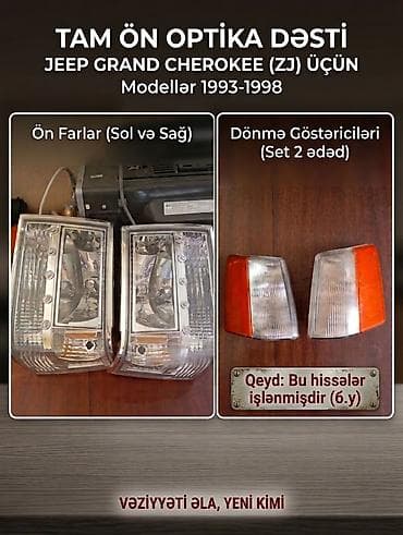 Ehtiyat hissələri: Komplekt, Yaxın və uzaq vuran işıqlar Jeep, İşlənmiş — 1
