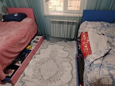 кровать качалка: Для девочки и мальчика, 2 односпальные кровати — 3