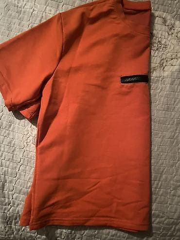 yun paltarlar: Futbolka, S, rəng - Narıncı — 2