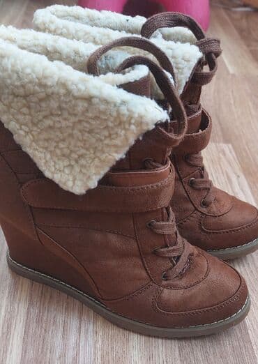 brend qadin ayaqqabilari: Ölçü: 37, rəng - Qəhvəyi, Yeni — 2