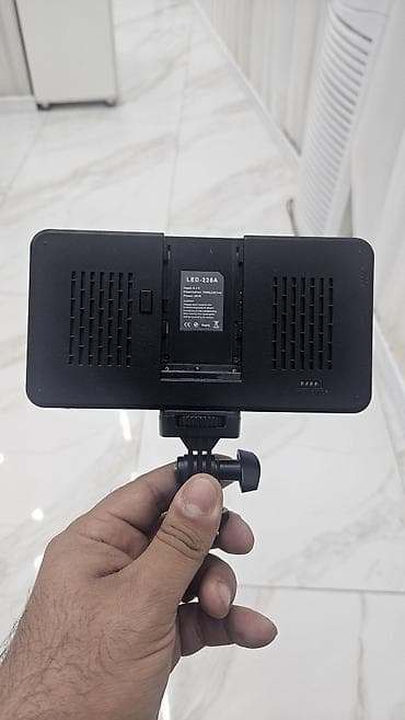 iwiq matoru: LED-228A portativ LED işıq paneli - Güc: 20 W - İşıqlanma: 1000 LUX — 2