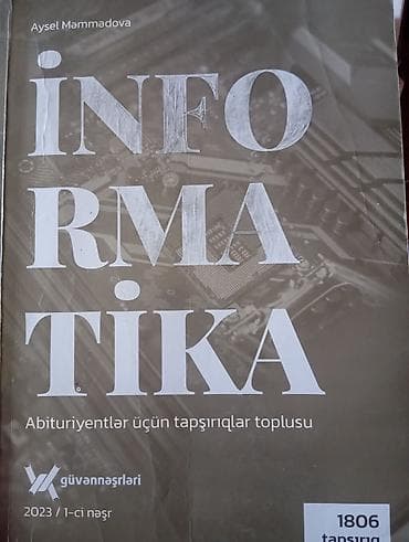Məhsul: “İnformatika – Abituriyentlər üçün tapşırıqlar toplusu”