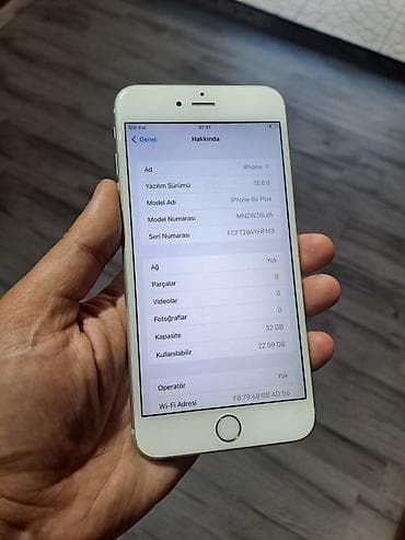 a1 core samsung: IPhone 6s Plus, 32 GB, Gümüşü, Barmaq izi — 2