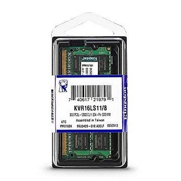 Kingston DDR3L 8GB 1600MHz SODIMM — noutbuklar və mini-kompüterlər