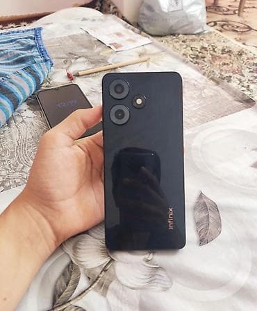 x96 max plus: Infinix HOT 30i, 4 GB, rəng - Qara, Sensor — 5