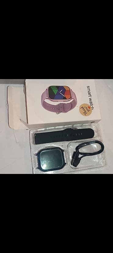 Смарт браслеты: Новый, Смарт часы, Умные, Сенсорный экран, цвет - Черный — 1