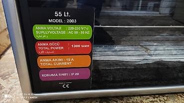 oven: Elektrikli Soba Yidifat 55 litrelik model Türkiyə istehsali. ✅️ Saat — 4
