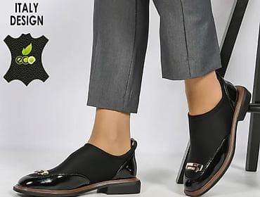 Ботинки и ботильоны: Qadınlar üçün italyan dizaynlı loafer ayaqqabılar Ölçü 38 - Rəng: qara — 3