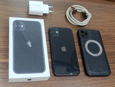 iphone 11 black: IPhone 11, 64 GB, Qara, Face ID — 3