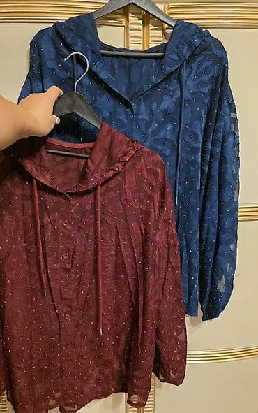 Şifon bluzalar – 2 rəng. ayriliqda da almaq olar. heresi 1 defe